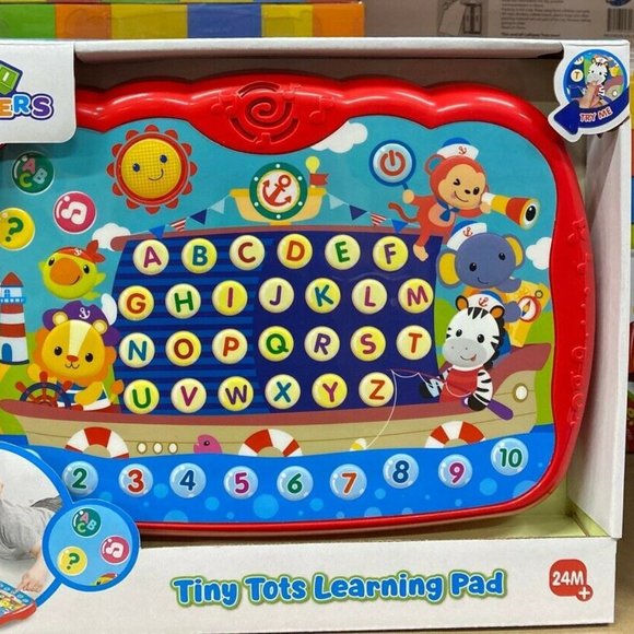 Tiny Tots Learning Tablet Kids ,ABC,Numbers, Alphabet Sounds, Music 🆕😮‍💨⚡🚚 - Picture 1 of 15